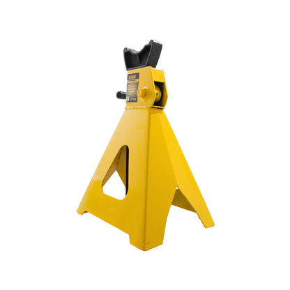 Caballete para auto KONG de 6 toneladas amarillo con base de acero reforzado para soporte seguro de vehículos