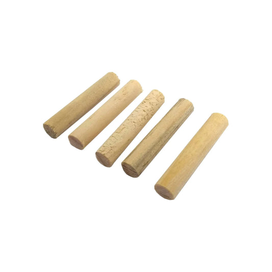 Taquete de madera 1/4" 80 piezas Huajucar