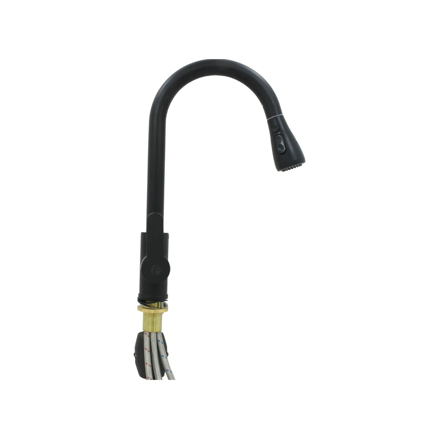 Mezcladora para fregadero monomando 100% metal Amuer F9962BK