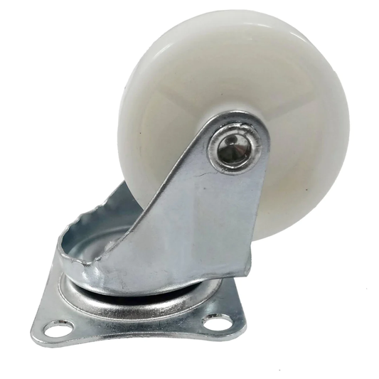 Rodaja giratoria 1.5" blanca Maincraft M1195