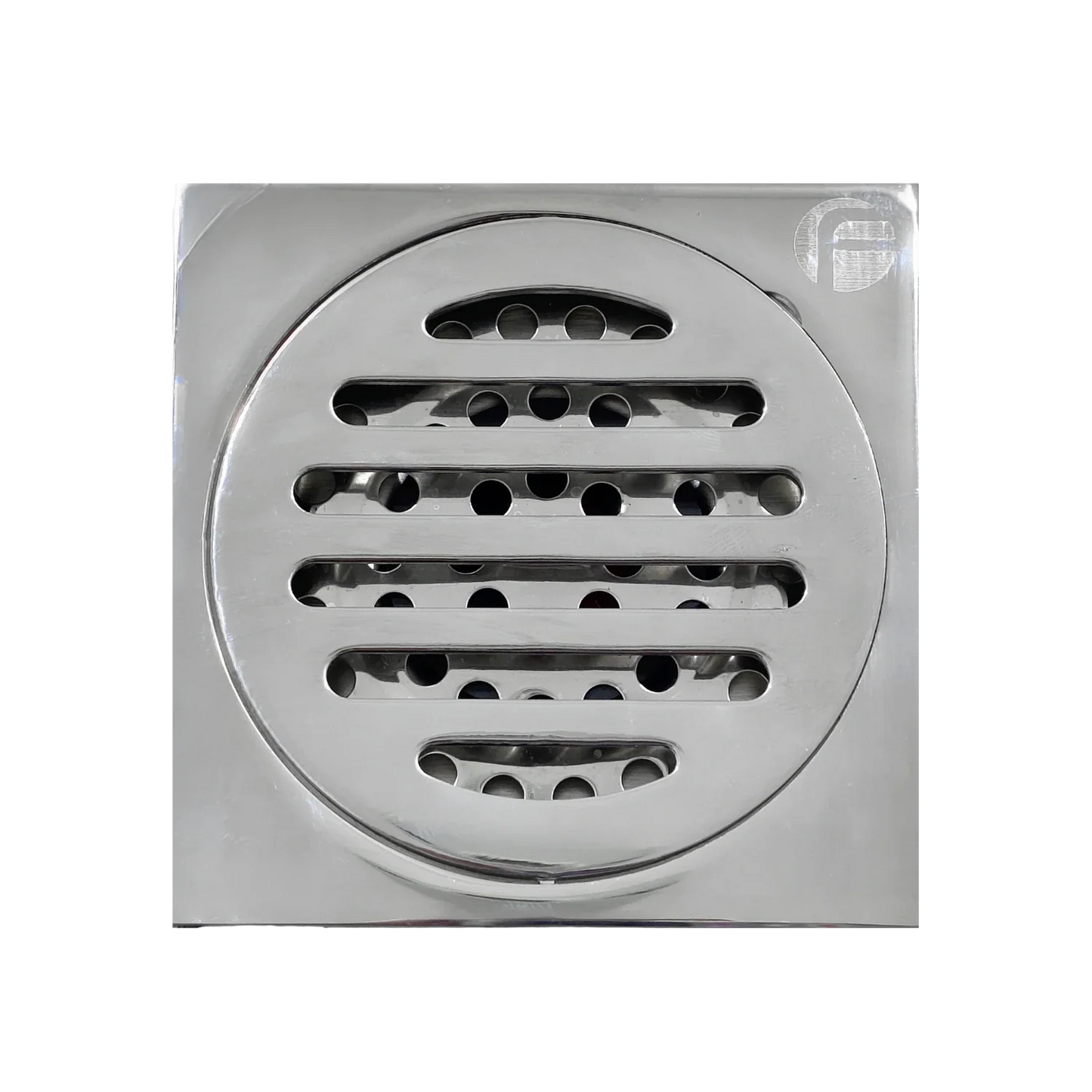 Coladera anti olores 10 x 10 cm cromo Fidic A504