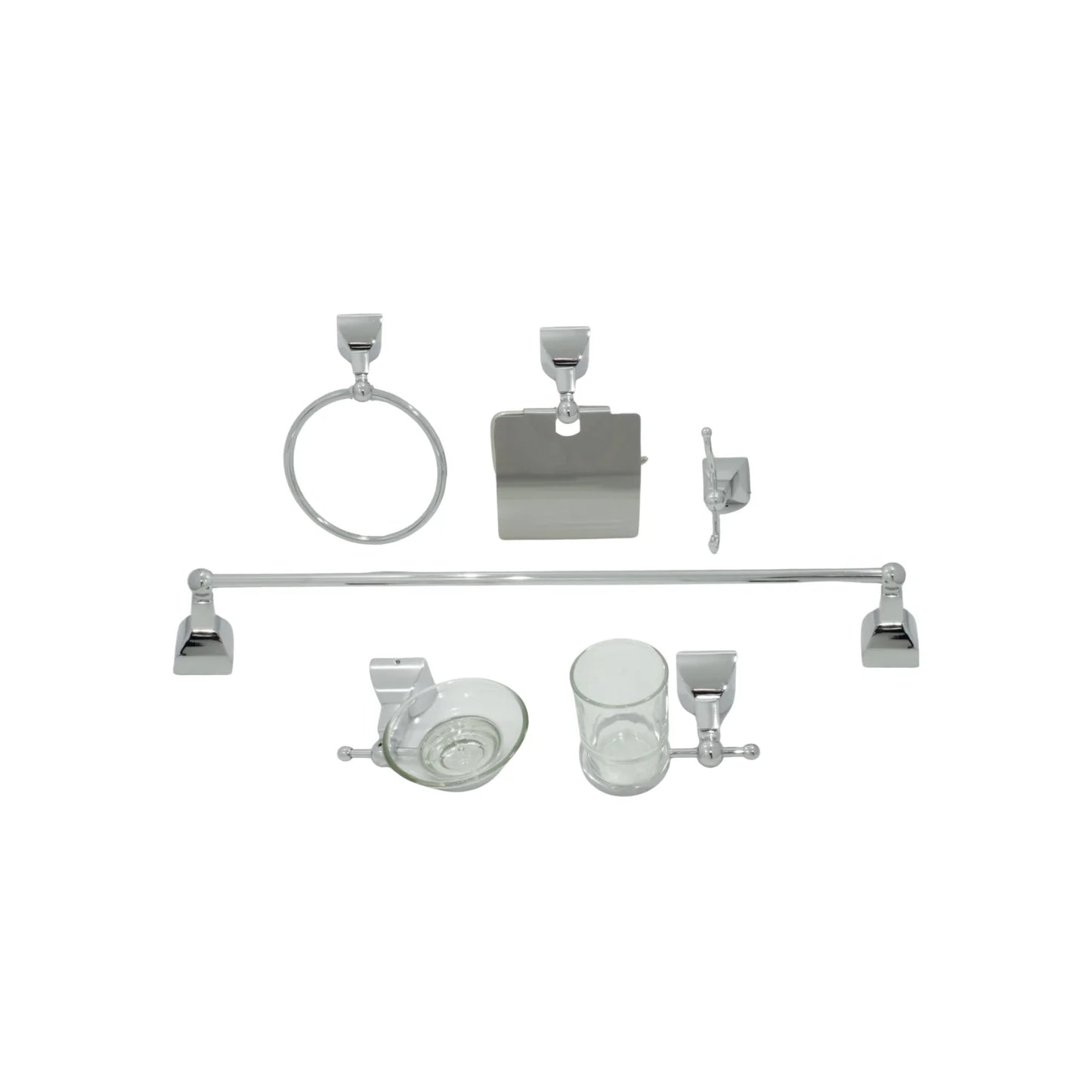 Juego de accesorios para baño cromado Fidic A10