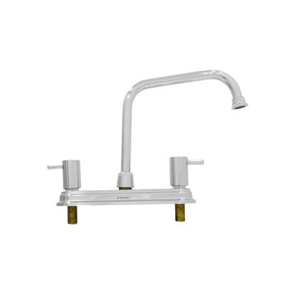 Mezcladora de fregadero FIDIC cromada 8 pulgadas con doble manija para cocina