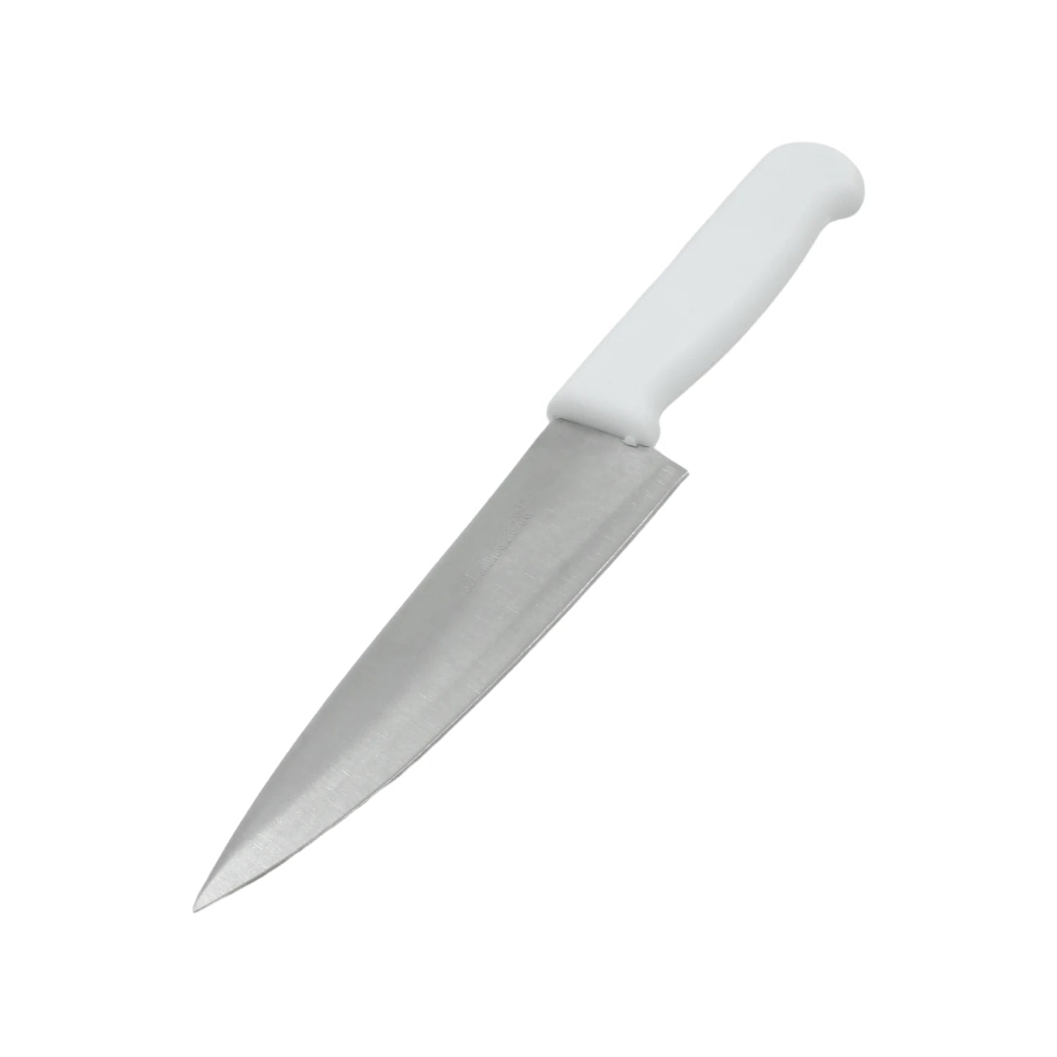 Cuchillo de cocina 5 pulgadas hoja lisa acero inoxidable mango blanco