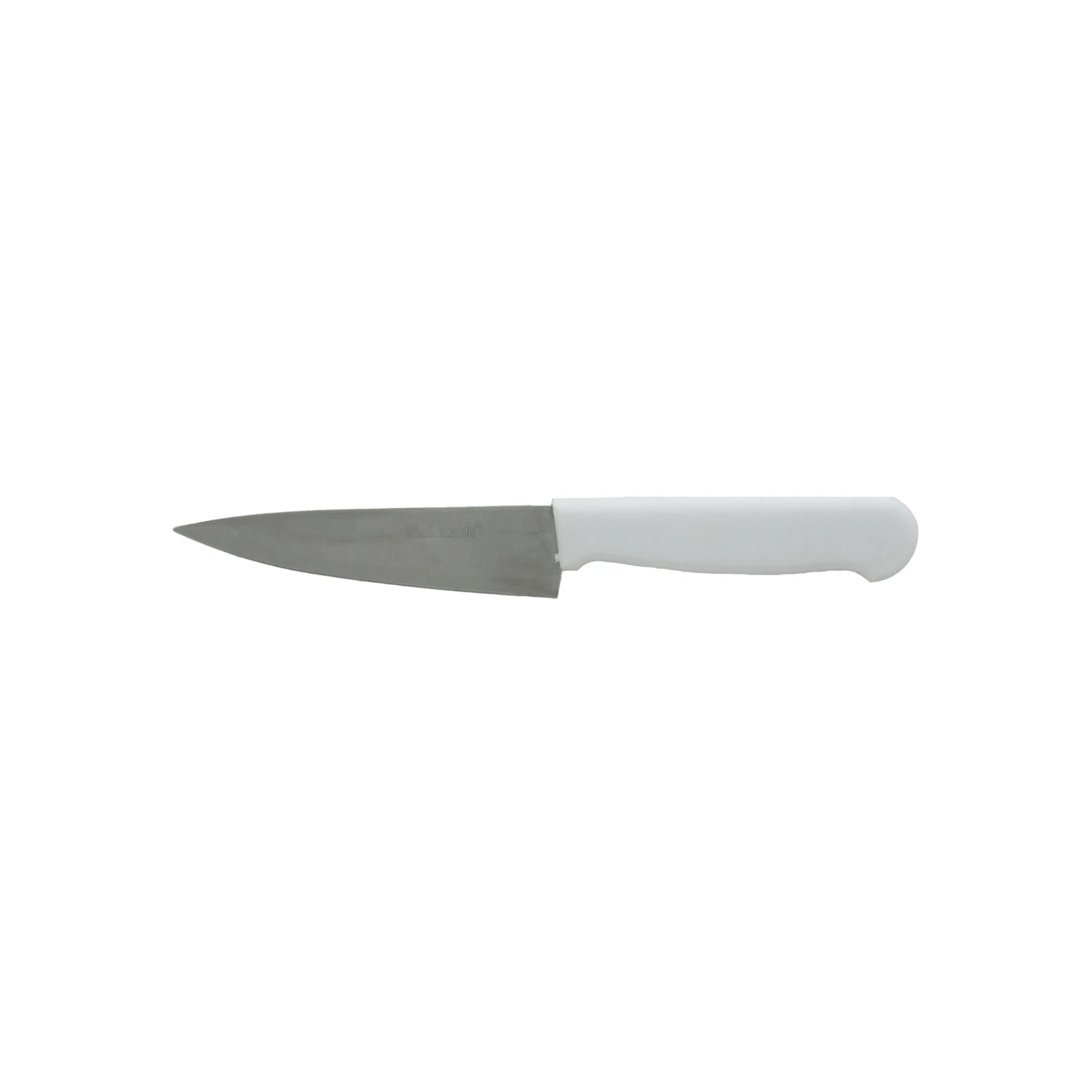 Cuchillo de hoja lisa Maincraft con mango blanco resistente