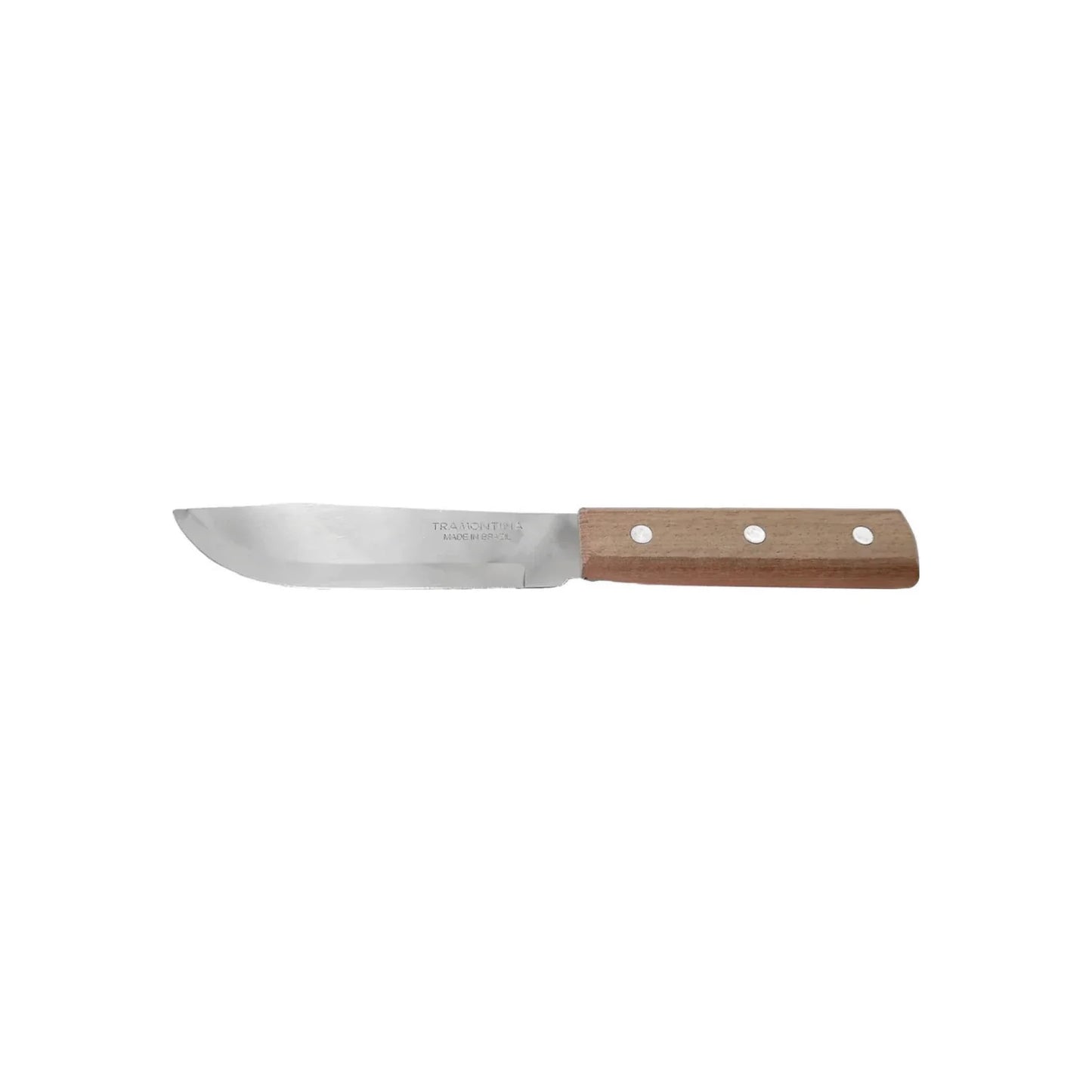 Cuchillo 5" liso mango de madera Tramontina 22901/005