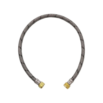 Manguera para gas 60 cm metálica Aleamex AM-FGE60