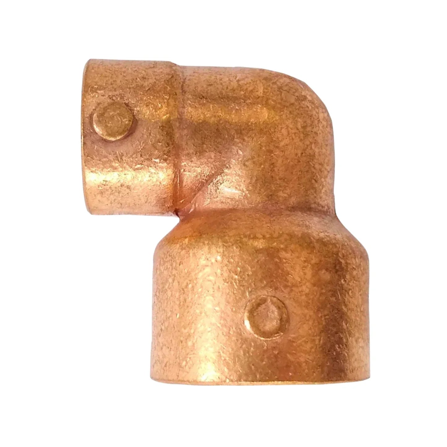 Codo soldable cobre 3/4" (19 mm)x1/2" (13 mm)x90° Aleamex AA-2071913