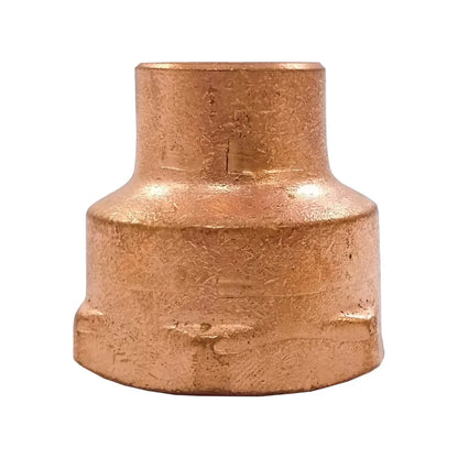 Conector cobre reducido 1/2"x3/4" rosca interior (hembra) Aleamex AA-2031319