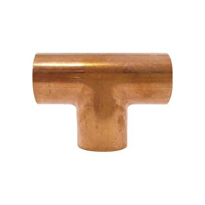Tee cobre 3/4" (19 mm) Aleamex ICN-21119