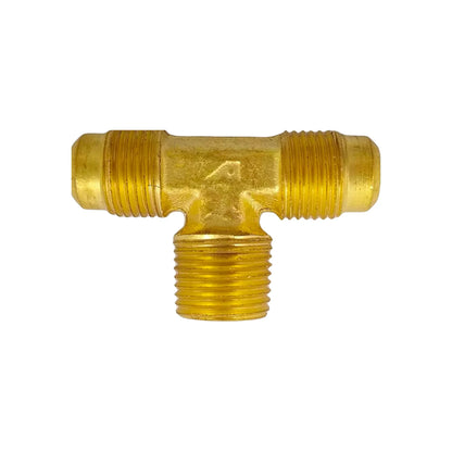 Tee terminal centro para gas 3/8 10 mm Aleamex AG-TTC10