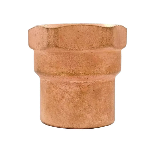 Reducción de cobre tipo campana para soldar de 1 pulgada a 3/4 de pulgada para instalaciones hidráulicas y de gas