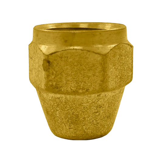 Tuerca cónica 3/8" (10 mm) latonada Aleamex AG-TC10