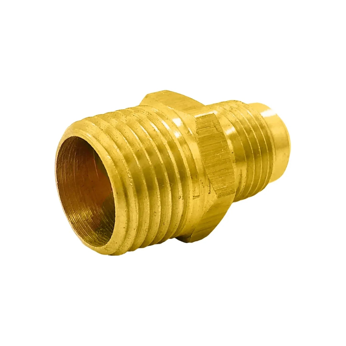 Niple terminal 3/8"x1/2" (10x13 mm) latonada Aleamex AG-NT1013