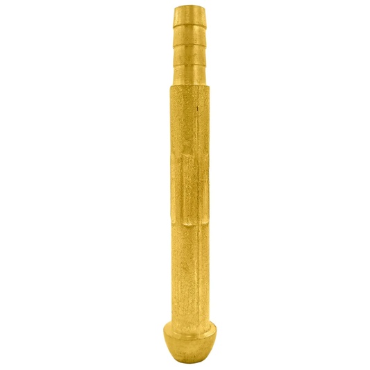 Punta pol con espiga 12 cm latonada Aleamex AG-PPE12