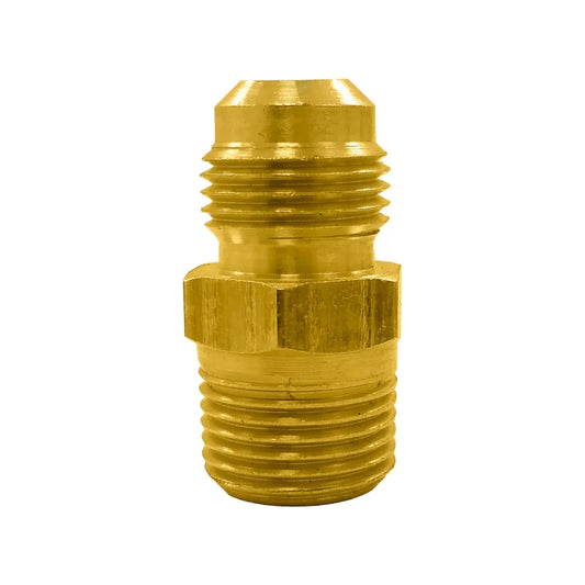 Niple terminal 3/8"x3/8" (10"x10 mm) latonado Aleamex AG-NT1010