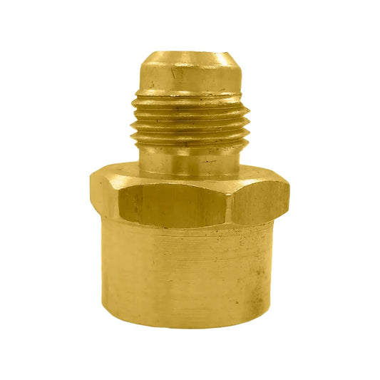 Niple campana 3/8"x1/2" (10x13 mm) latonada Aleamex AG-NC1013