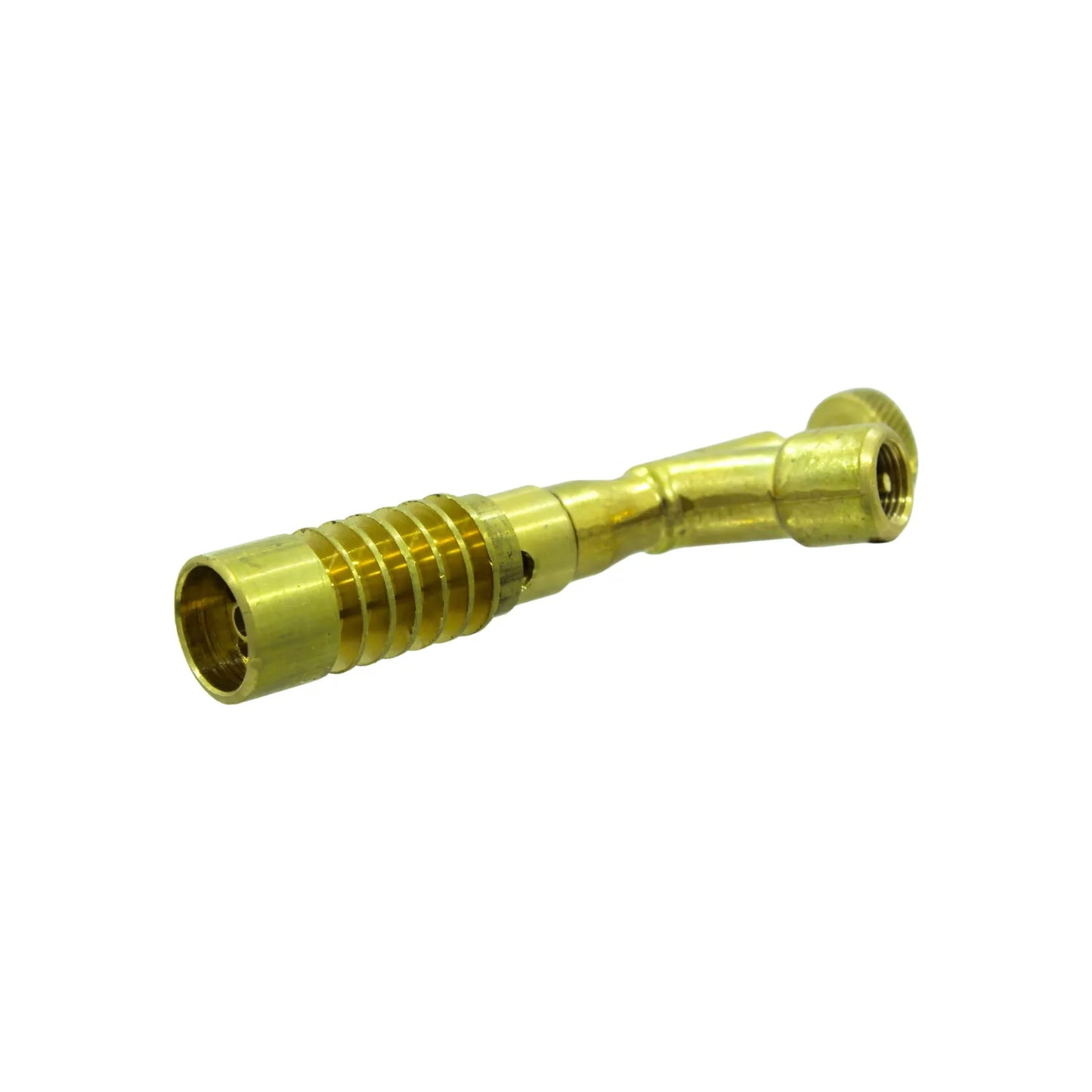 Boquilla de soplete de latón tipo lápiz para soldadura de gas con conexión roscada y diseño ergonómico de alta resistencia