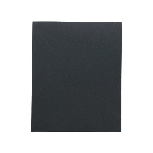 Lija de agua Tenazit P320 grano 320, hoja rectangular gris oscuro para lijado fino y acabados en seco o húmedo