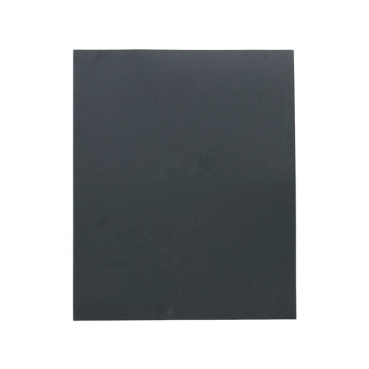 Lija de agua grano 600 para lijado fino y pulido de superficies, hoja individual gris oscuro.