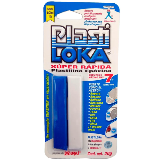 Plasty loka 20 g plastilina epóxica secado rápido