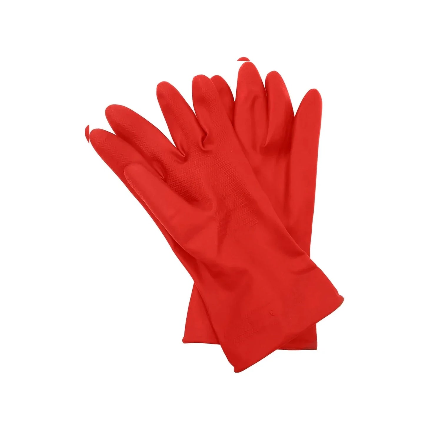 Guante de hule #8 1/2 rojo Durtex