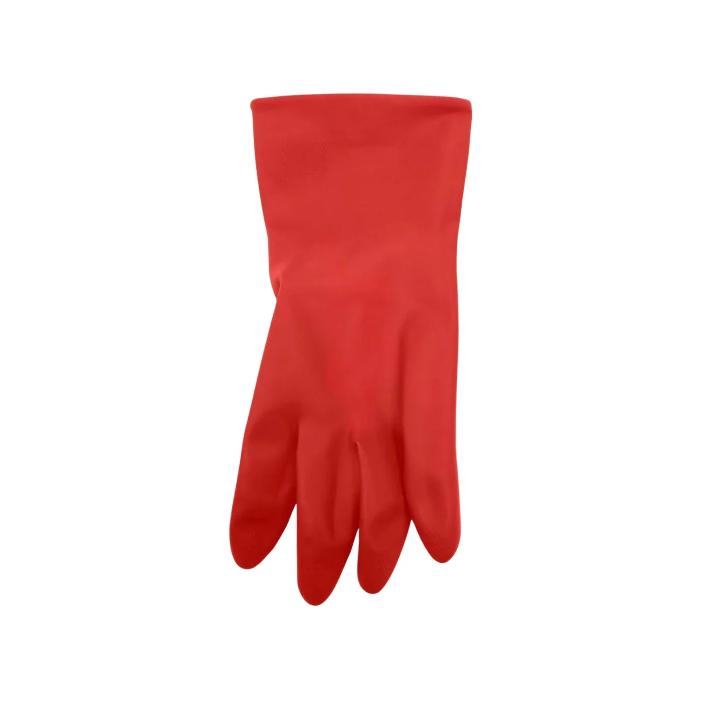 Guante de hule #8 1/2 rojo Durtex