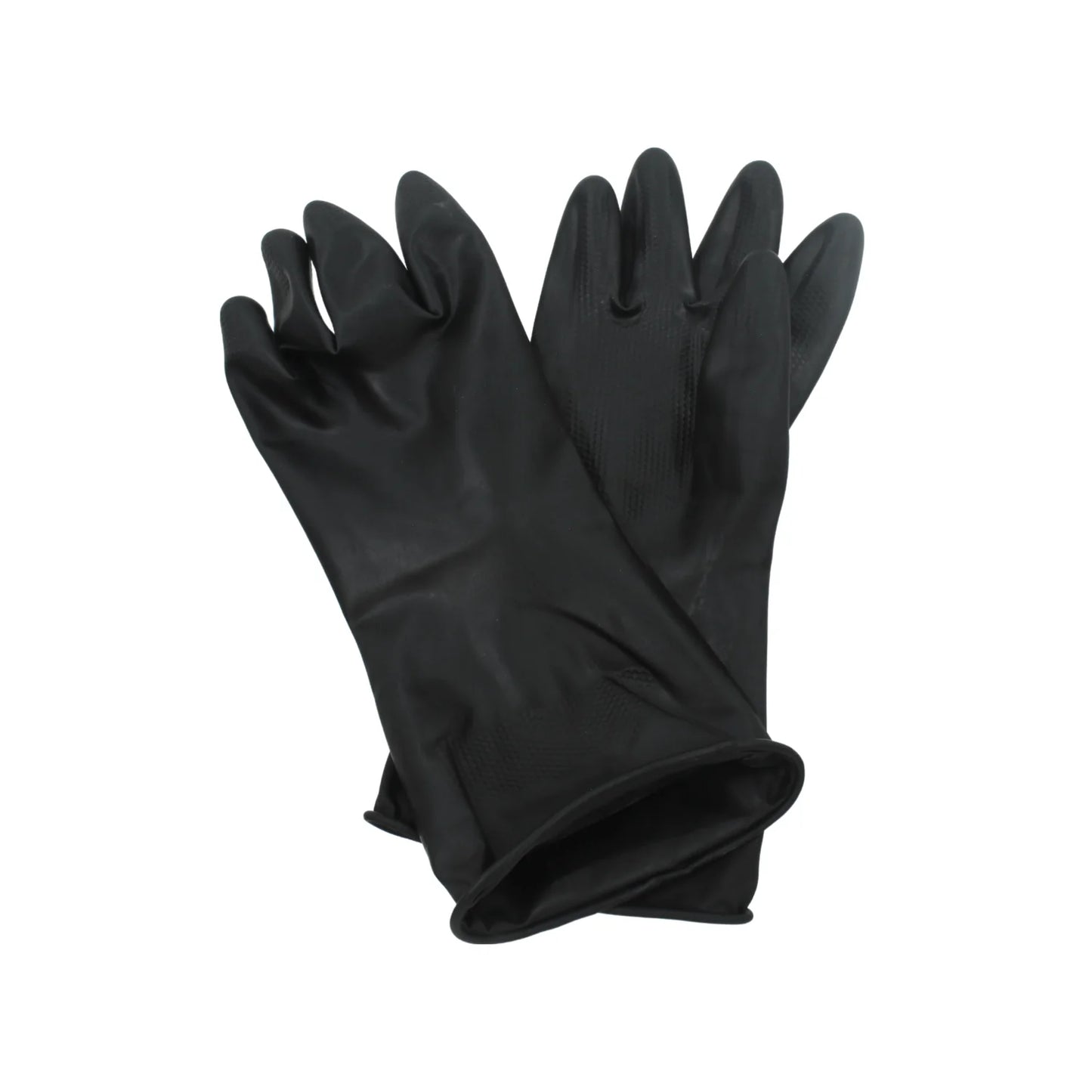 Guante de hule #9 negro Durtex