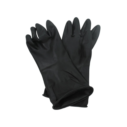 Guante de hule #9 negro Durtex