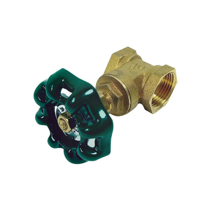 Llave de paso de compuerta 3/4" (19 mm) roscable Genflux VLCOM19RS
