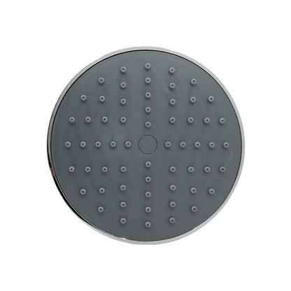 Regadera redonda 6" ABS gris Genflux RD327PL6