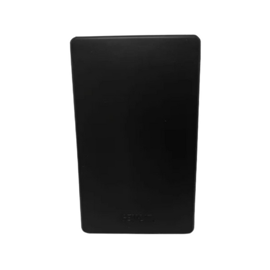 Placa ciega negra Genlit GL-PKBUCI