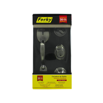 Cerradura/Chapa de gatillo cobre Ferky CGF60V5 veracruz