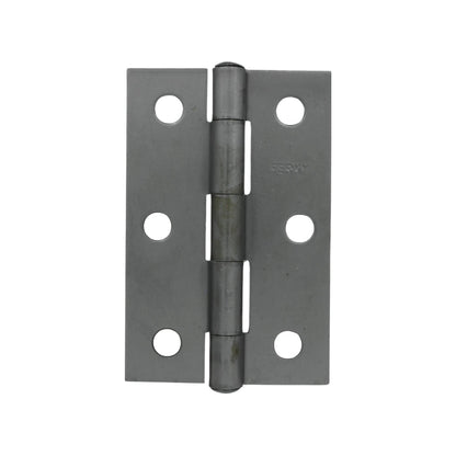 Bisagra Ferky de acero satinado gris metálico de 3 1/2 pulgadas con 6 orificios para puerta