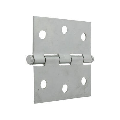 Bisagra de metal galvanizado 3x3 pulgadas con pin de cabeza plana para puertas