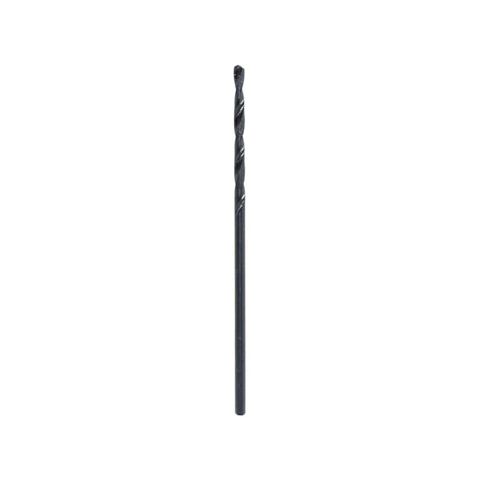 Broca helicoidal para metal de acero rápido color negro acabado pavonado para taladro manual o de banco