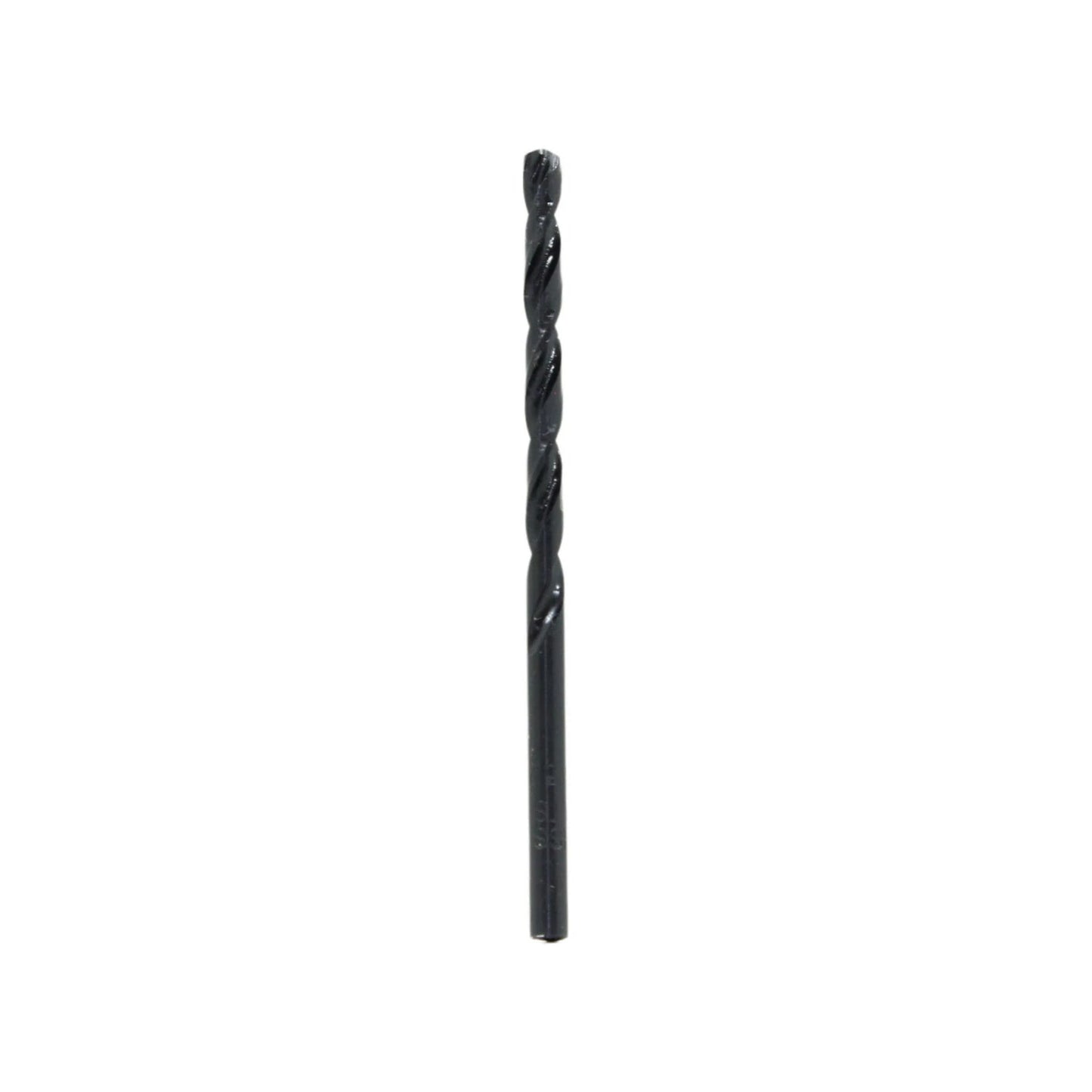 Broca de alta velocidad 5/32" negra para perforar metal y madera, diseño helicoidal