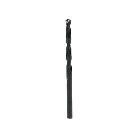 Broca de alta velocidad 7/32" negra con zanco corto, punta a 135º para perforar metal.