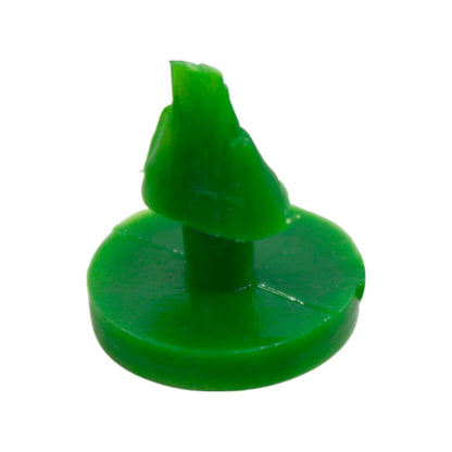 Broche para cinta rompevientos 50 piezas verde