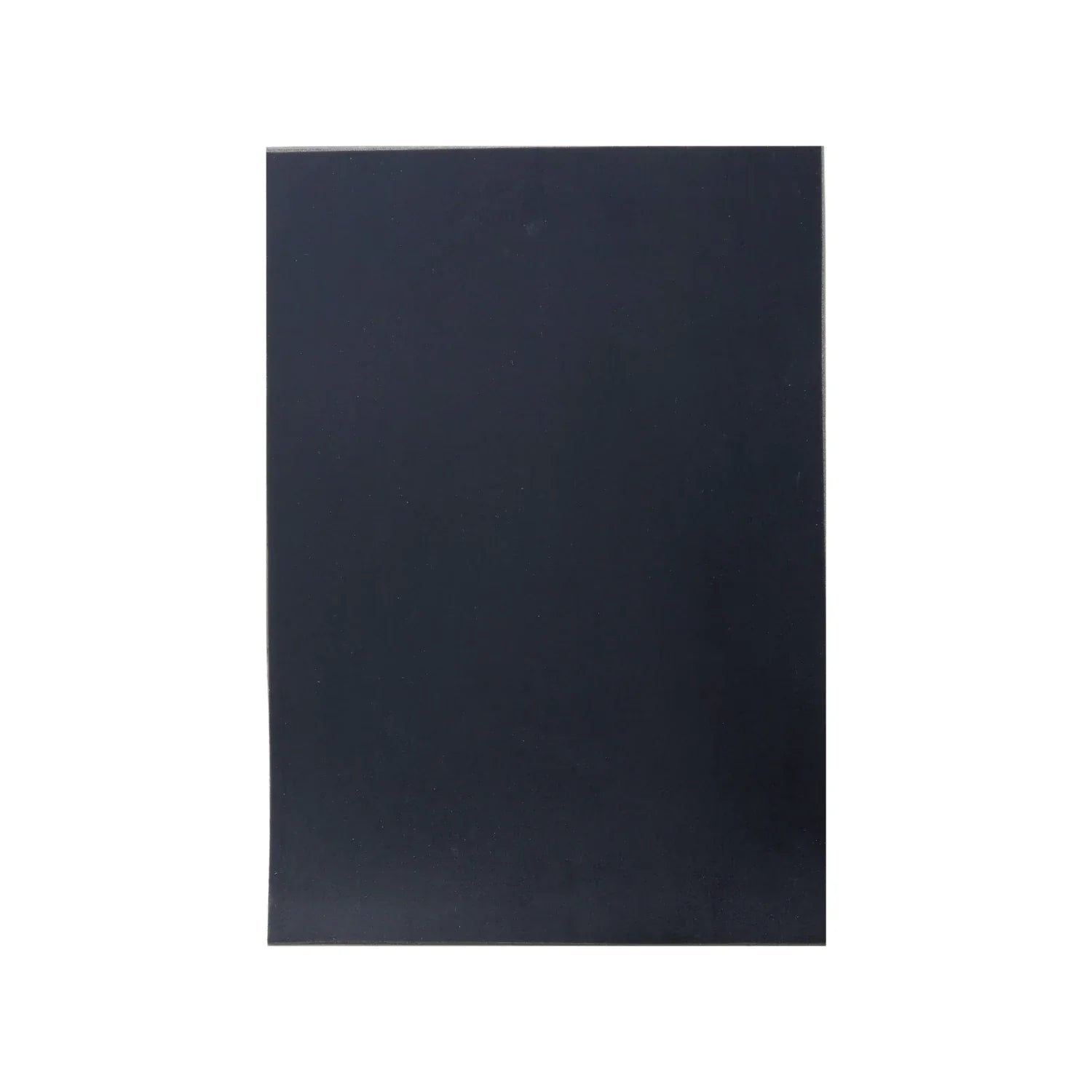Parche rectangular mediano color negro para reparación de tinacos y tanques de agua, sella fugas