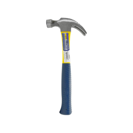 Martillo de uña curvo Tramontina 16 oz cabo de fibra de vidrio azul para carpintería