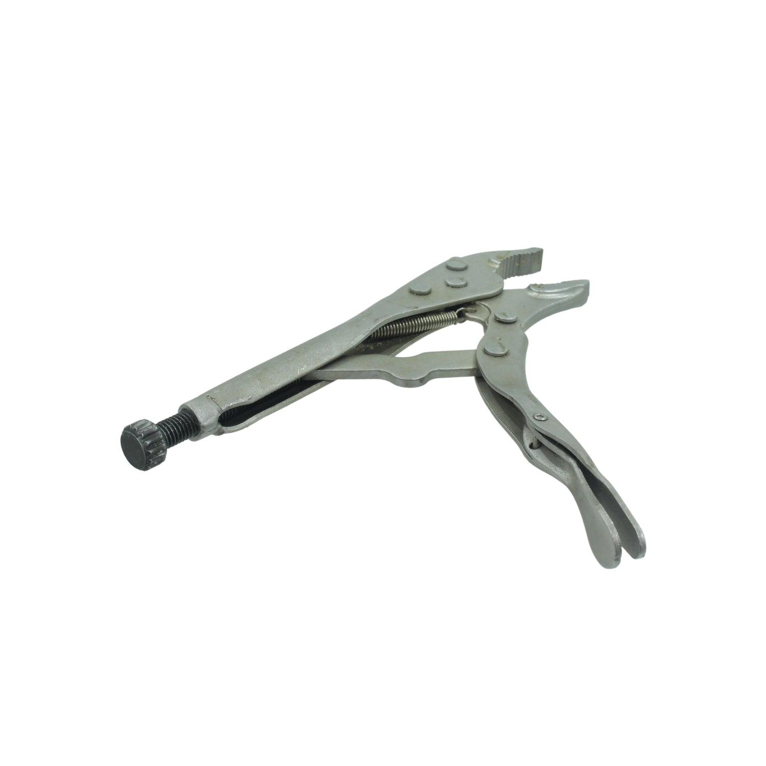 Pinza de presión de boca curva 10 pulgadas, herramienta de sujeción para taller