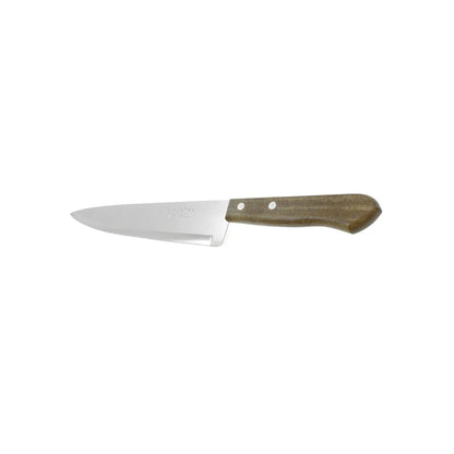 Cuchillo 9" liso mango de madera Tramontina 22902/009