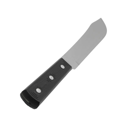 Cuchillo universal 8 pulgadas hoja lisa de acero inoxidable y mango plástico negro