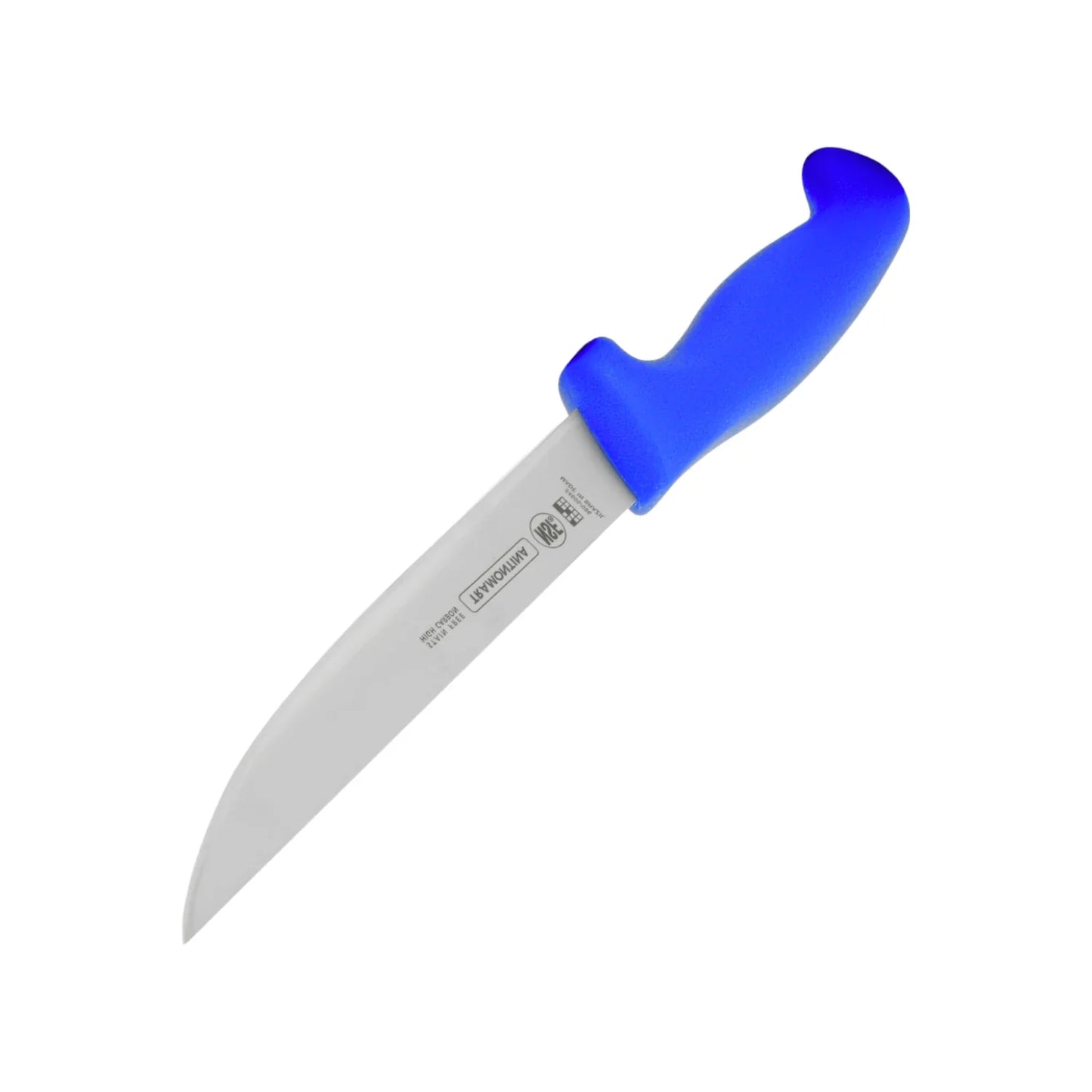 Cuchillo 6" liso mango azul Tramontina 24605/016