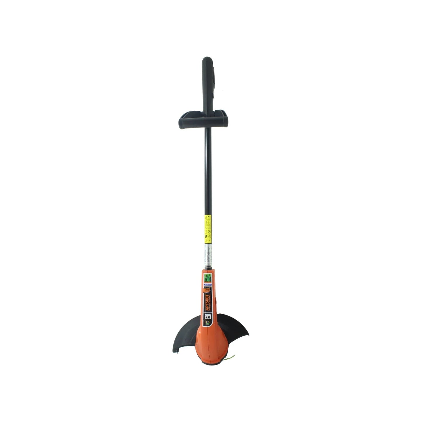 Desbrozadora eléctrica Tramontina 1500W naranja con mango auxiliar y protector de seguridad