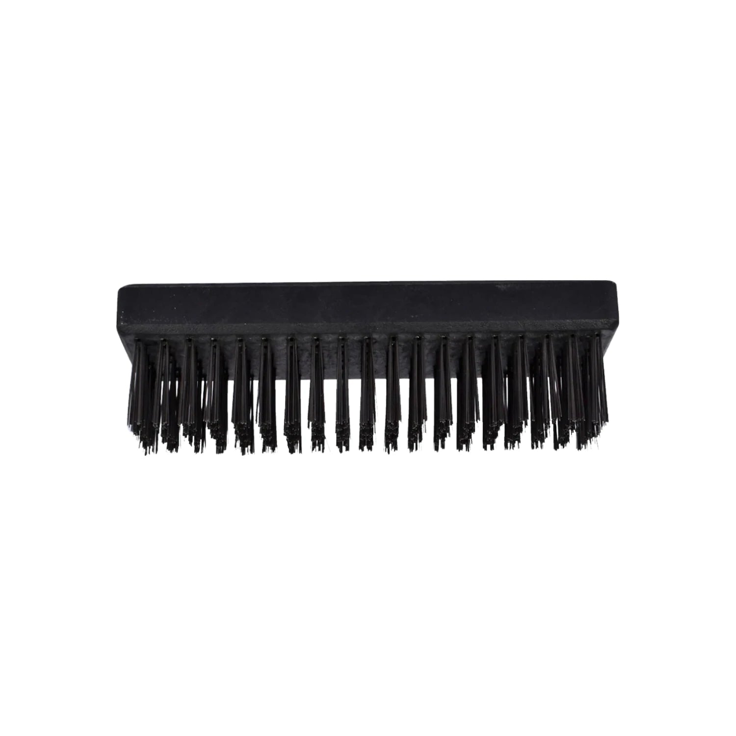 Cepillo de limpieza manual rectangular negro con cerdas sintéticas resistentes para trabajos generales