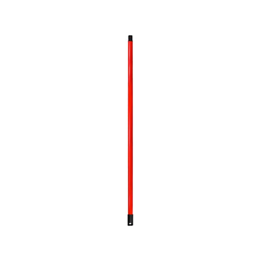 Extensión para rodillo de pintura roja 1.20 metros, poste resistente para alcanzar techos y paredes altas