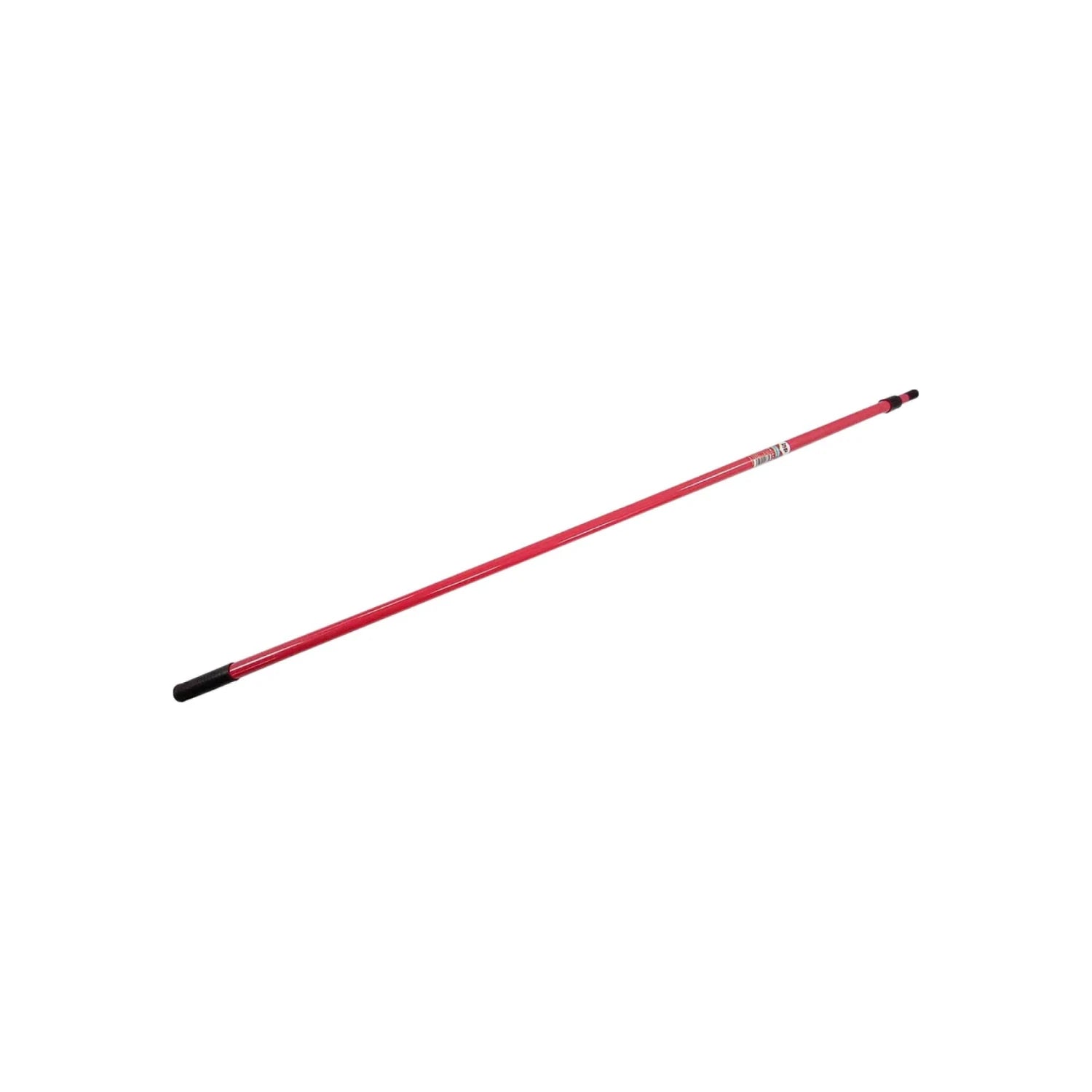 Extensión para rodillo de pintura roja telescópica, ideal para techos y paredes altas