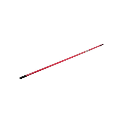 Extensión para rodillo de pintura roja telescópica, ideal para techos y paredes altas